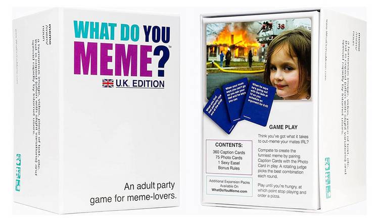 Buy What Do You Meme? UK Edition Party Game, Board games