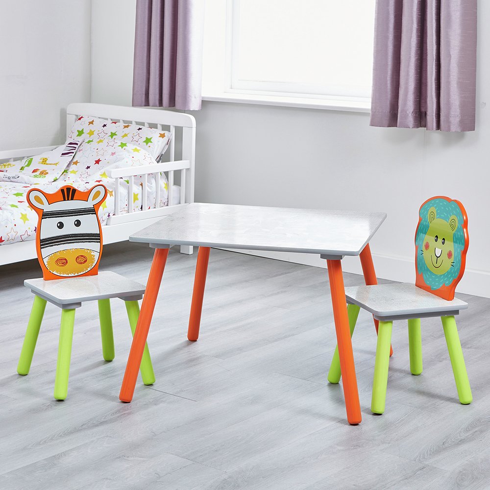 Liberty House Toys Kids Lion And Zebra With 2 Chairs