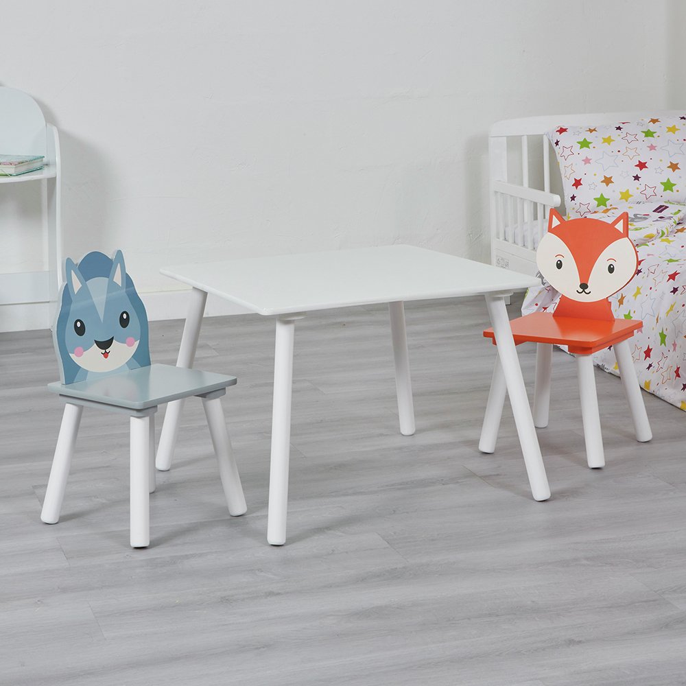 Liberty House Toys Kids Country Animals Table and 2 Chairs