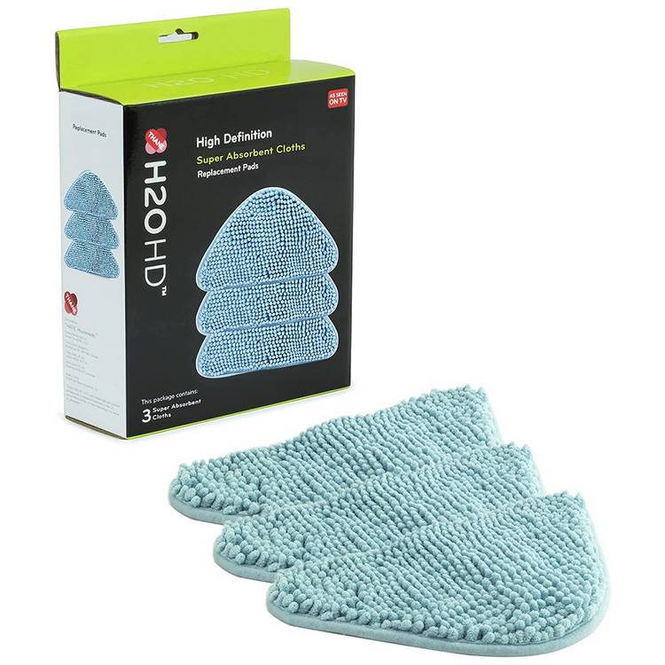 H2O HD 5 Super Absorbent Coral Cloths - Pack of 3 0