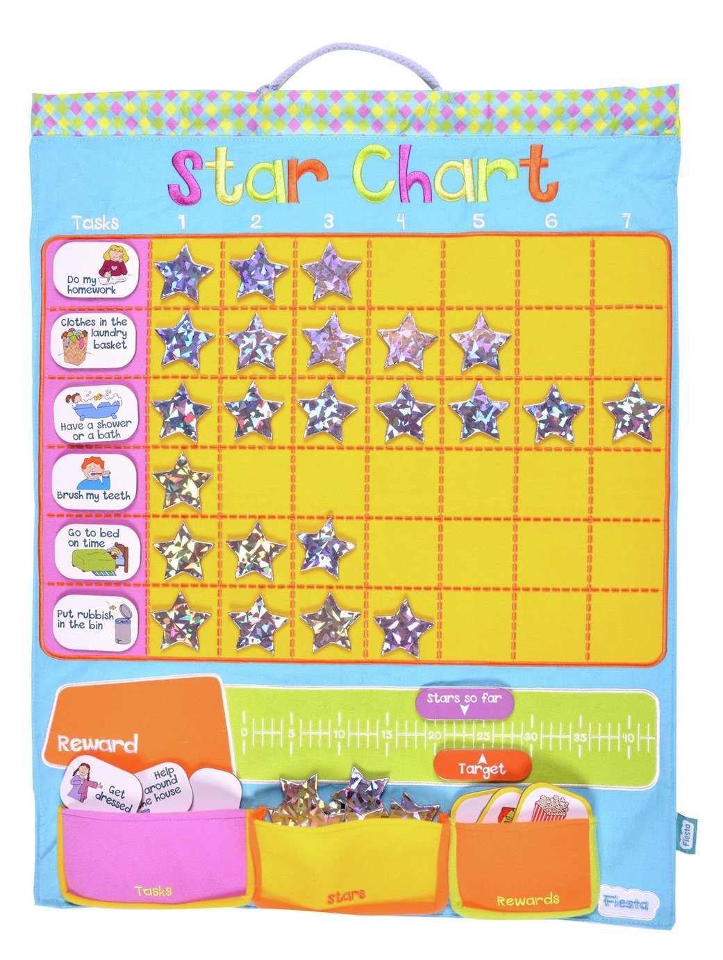 Fiesta Crafts Wall Star Chart