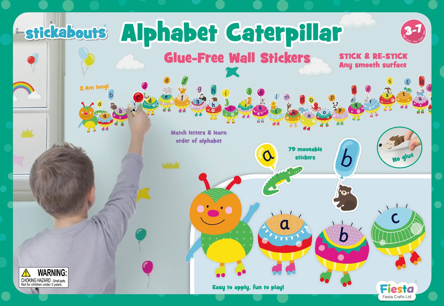 Fiesta Crafts Alphabet Cat Stickers