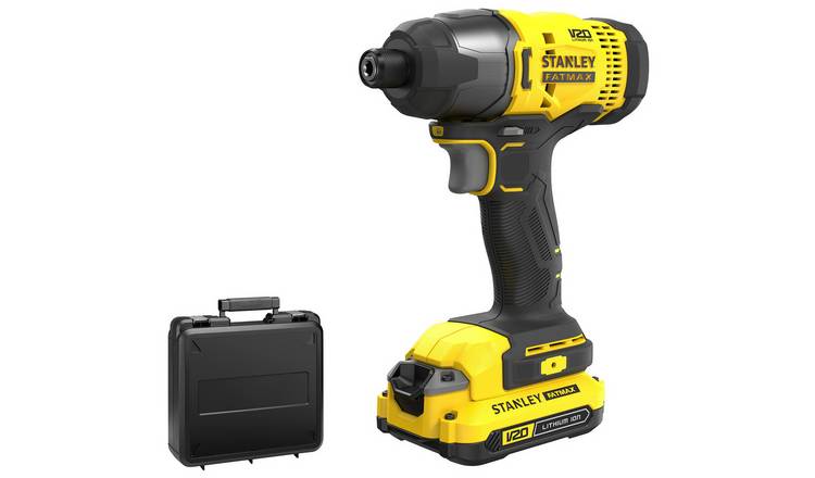 Buy Stanley Fatmax SFMCF800D1K GB V20 Brushed Impact Driver 18V Electric screwdrivers Argos