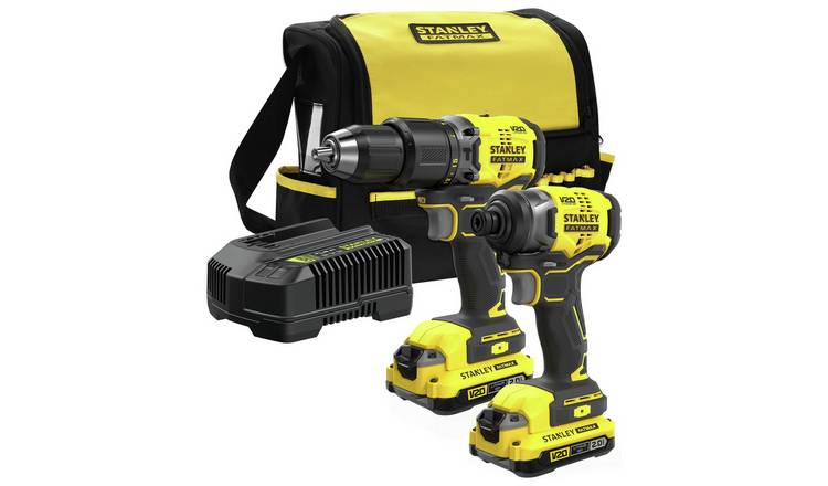 Buy Stanley Fatmax V20 Cordless Brushless 2 Piece Combi Kit 18V