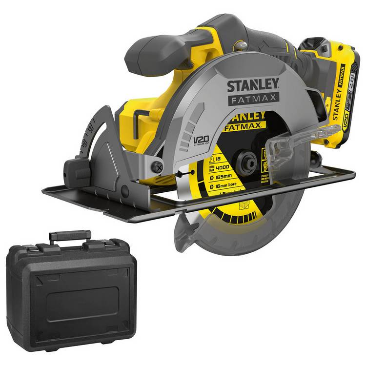 Stanley Fatmax SFMCS500D1K-GB 2Ah V20 Circular Saw - 18V 0