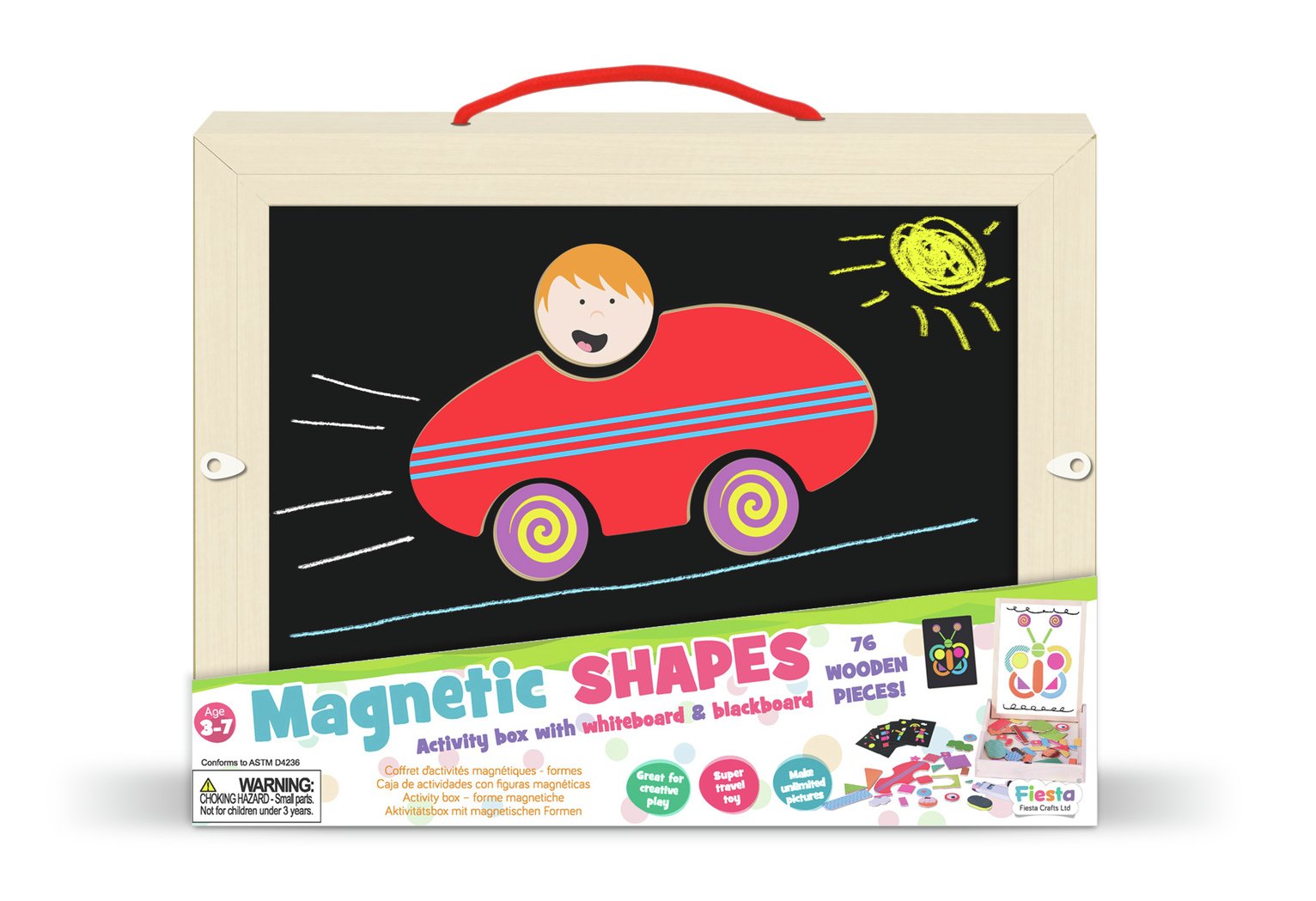 Fiesta Crafts Shapes Carry Box