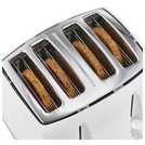 Russell Hobbs 26070 Honeycomb White 4-Slice Toaster