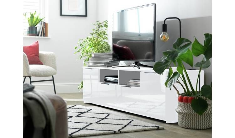 Argos high deals gloss tv unit