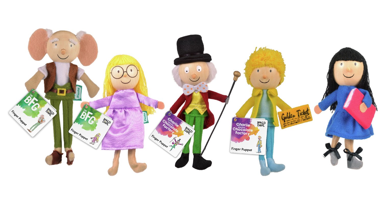 Fiesta Crafts 5 Roald Dahl Puppets Set