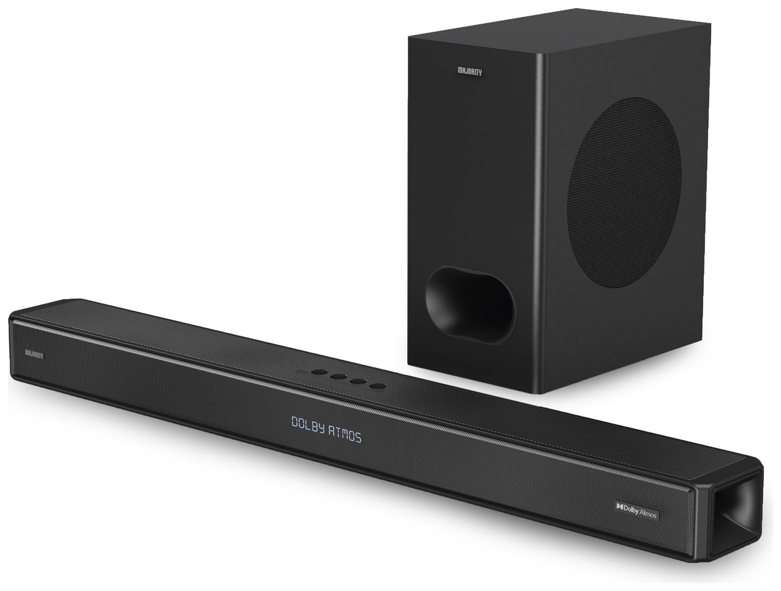 Majority Sierra Plus 2.1.2Ch Dolby Atmos Sound bar With Sub