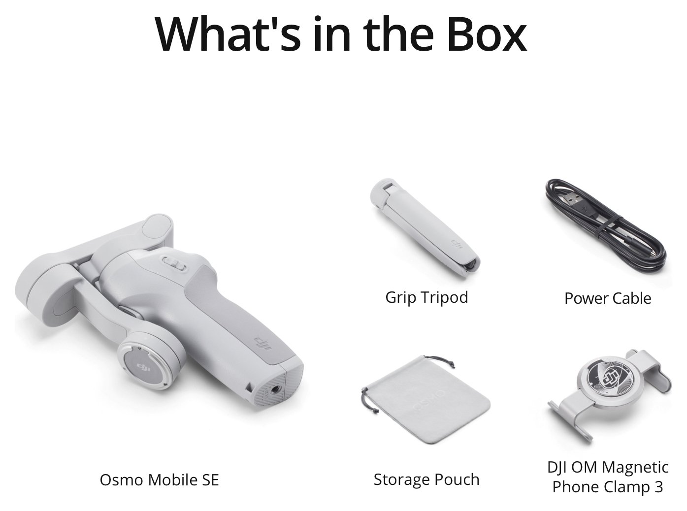 Buy DJI Osmo Mobile SE Gimbal - Grey | Tripods and monopods | Argos