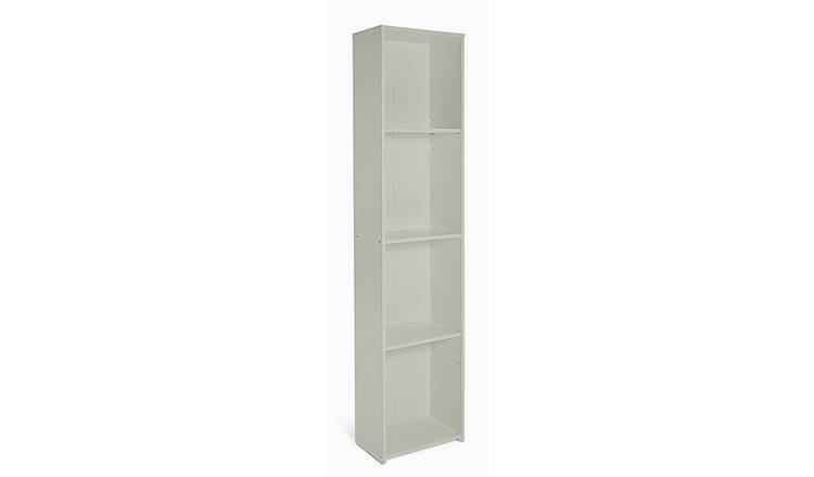 Tall narrow outlet bookcase argos