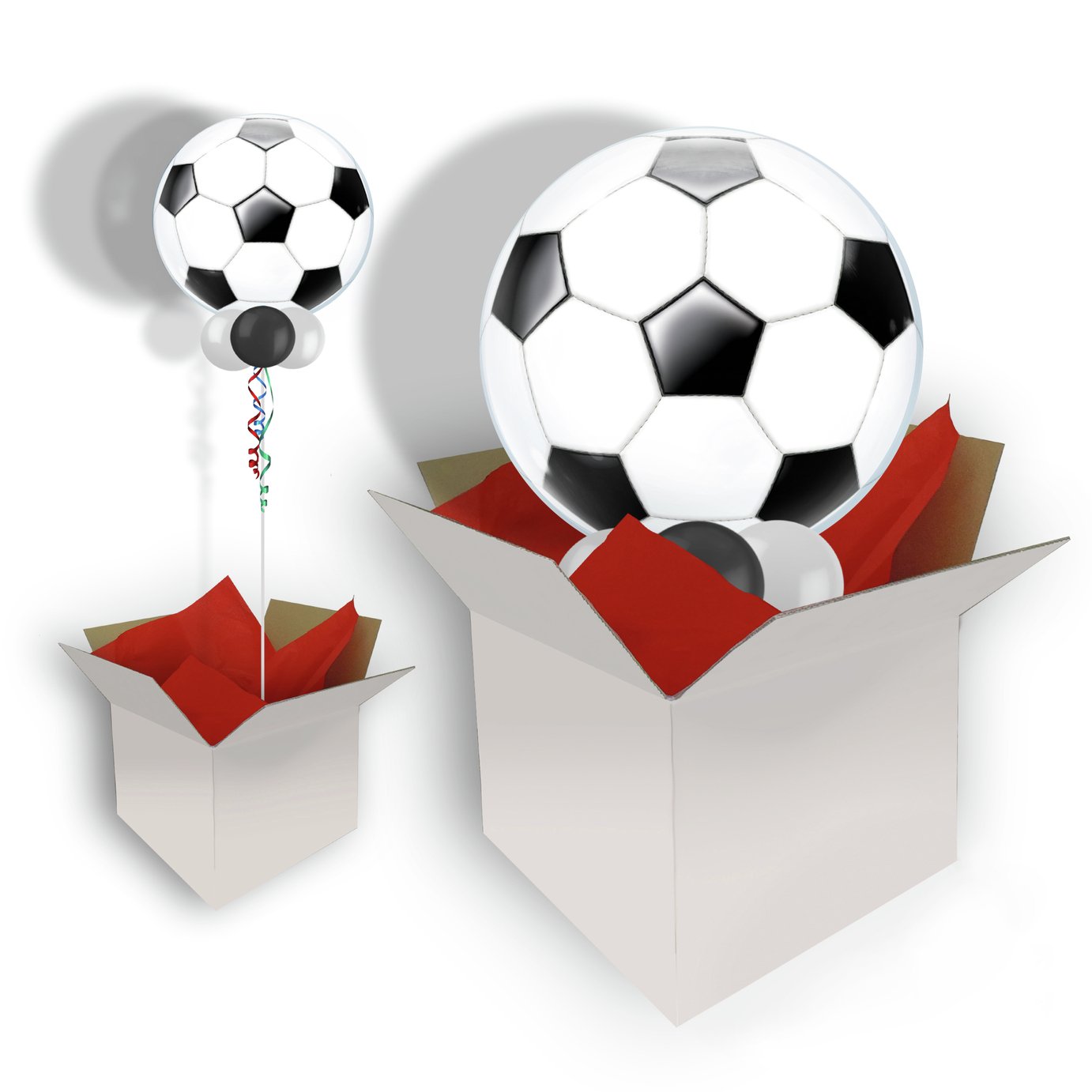 Pioneer Soccer Ball Bubble Balloon In A Box