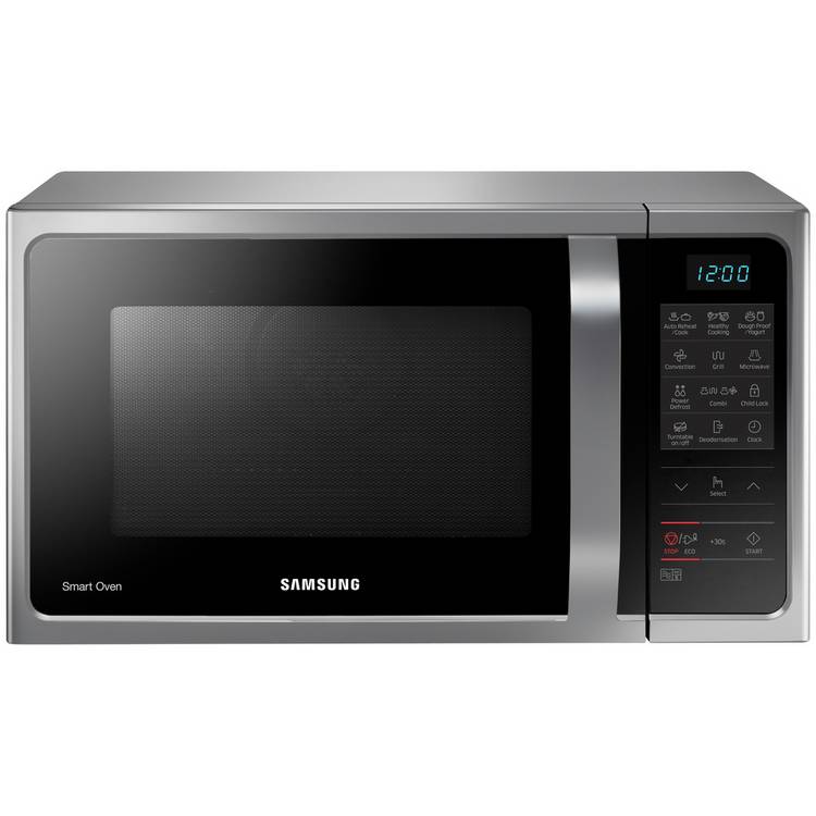 Samsung MC28H5013AS 28L 900W Combination Microwave - Silver 0