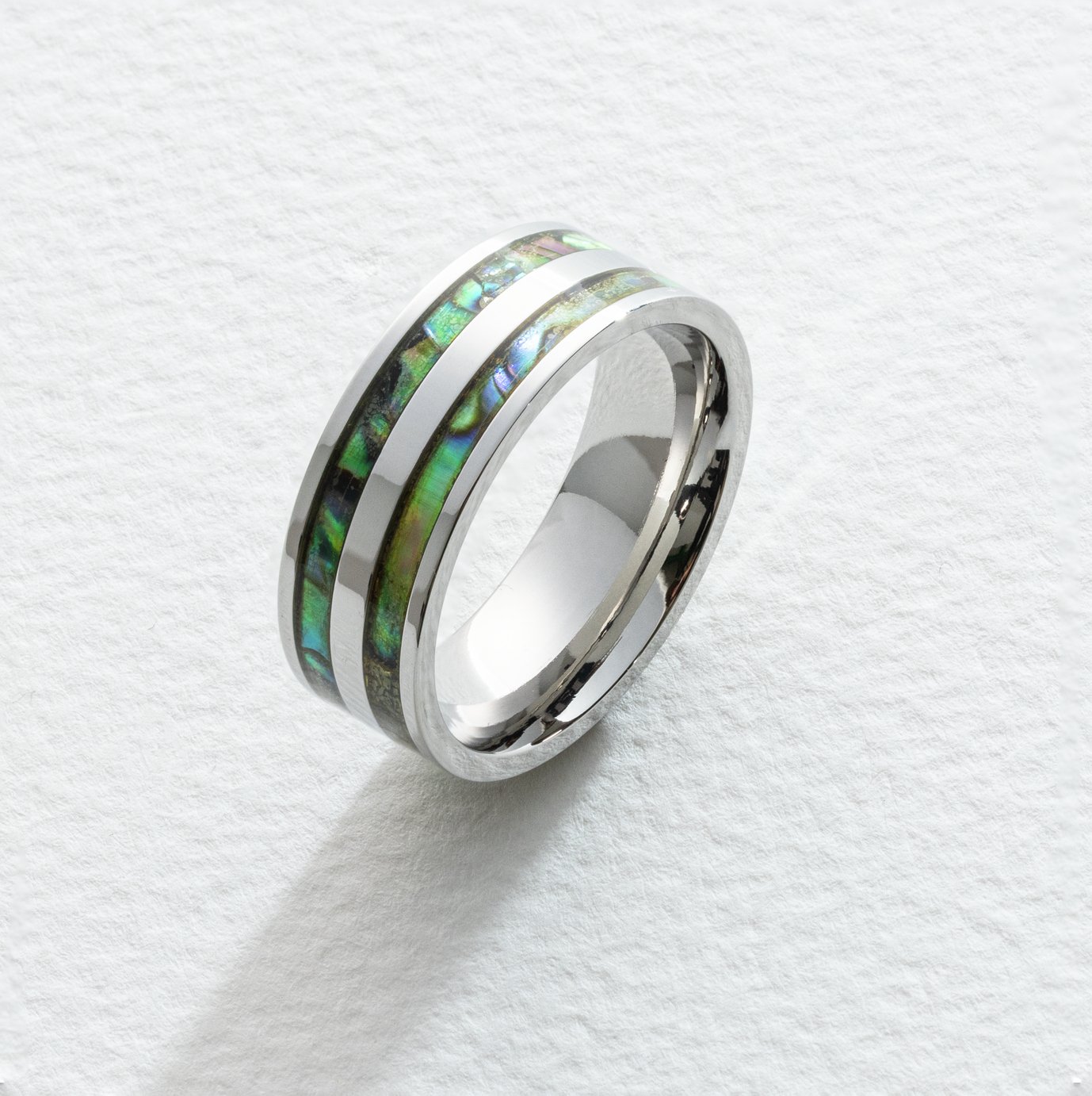 Revere Men's Stainless Steel Ring - Size U