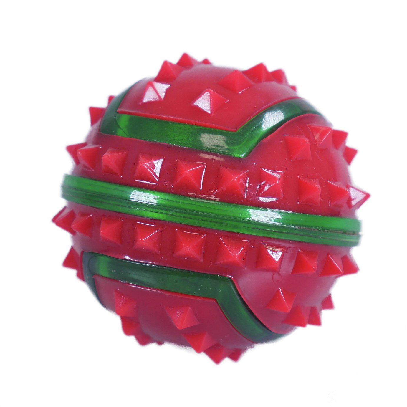 Rosewood Flashing Spikey Christmas Dog Balls - Pack of 2