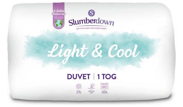 Slumberdown Light & Cool 1 Tog Duvet - King