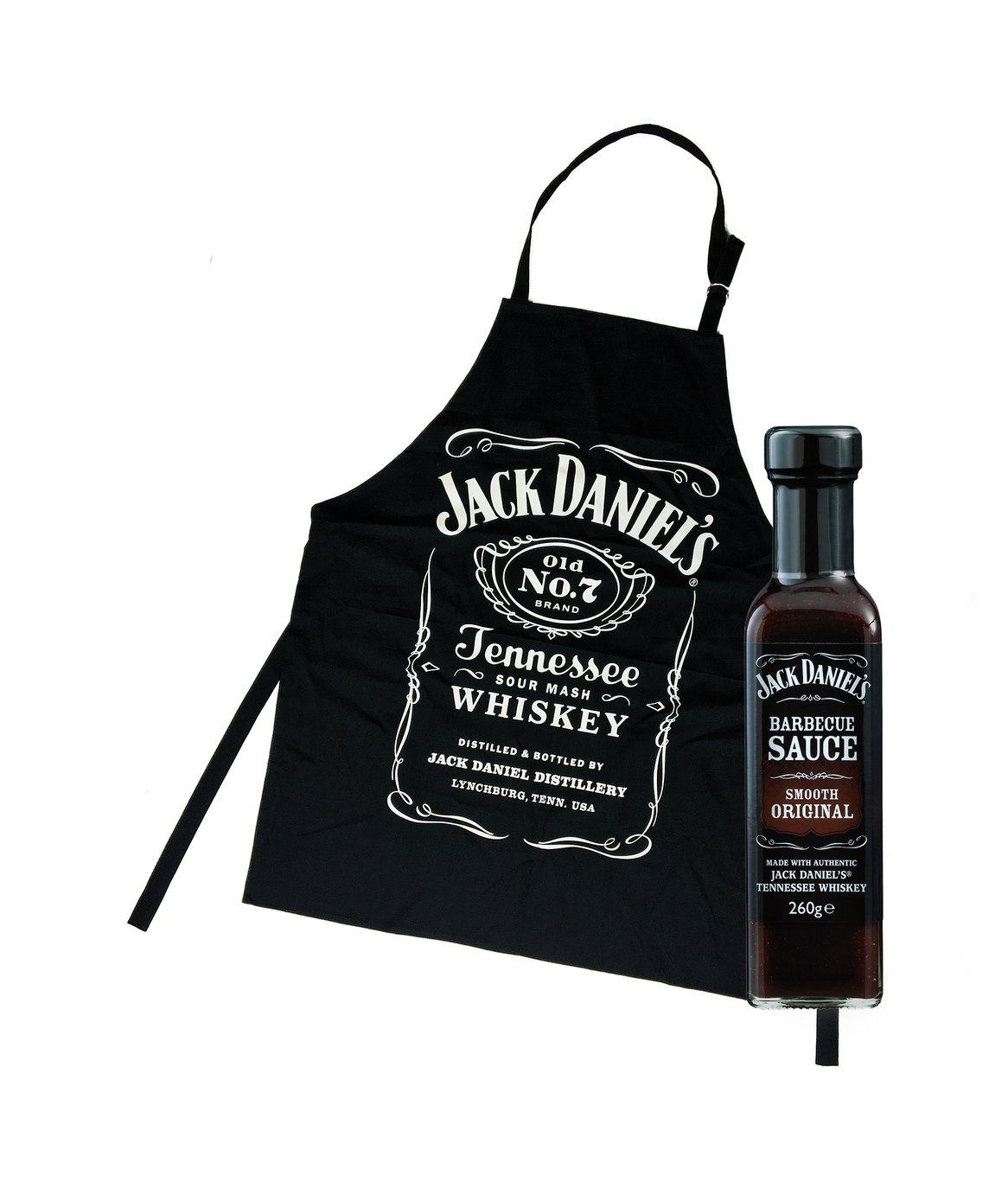 Jack Daniels Sauce and Apron