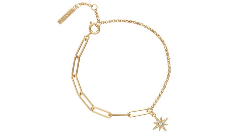 Buy Olivia Burton Yellow Gold Plated Celestial Star Bracelet Argos