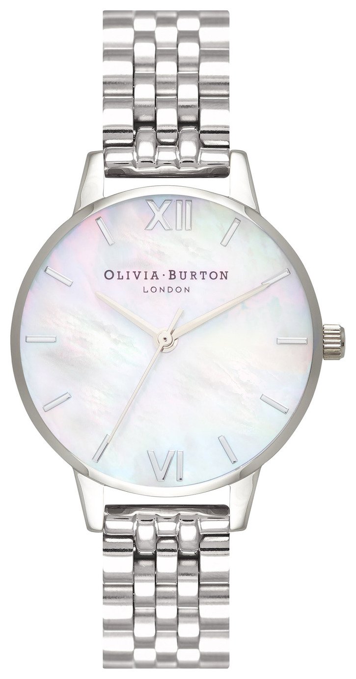 Olivia Burton Classic White And Silver Bracelet Watch