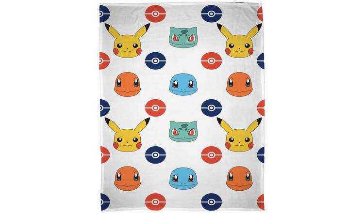 Buy Pokémon Badge Kids Fleece Throw - Multicoloured - 150X100cm | Blankets  and throws | Argos