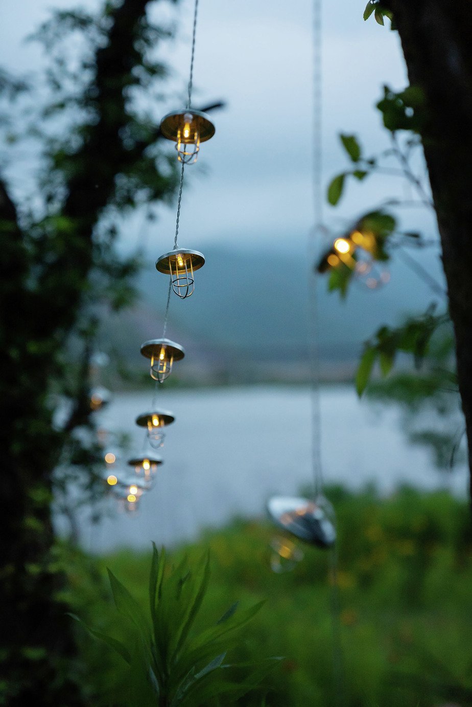 Garden by Sainsbury's Warm White Lantern Solar String Lights