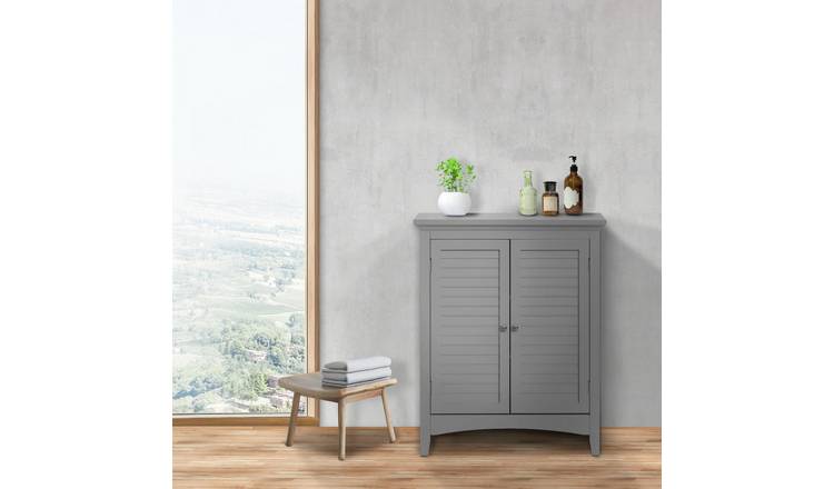 Teamson Home Glancy 2 Door Cabinet - Grey