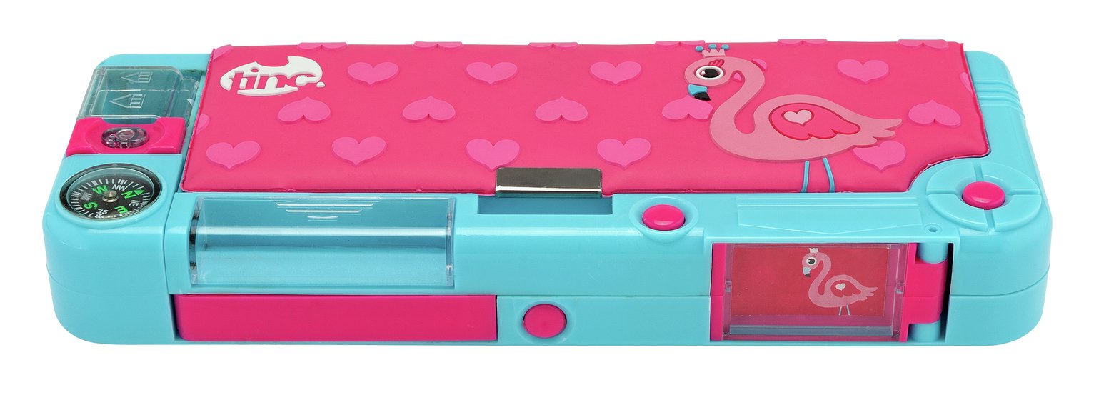 Tinc Flamingo Compartment Pencil Case