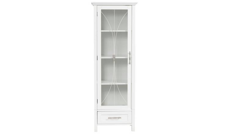 Argos white deals display cabinet