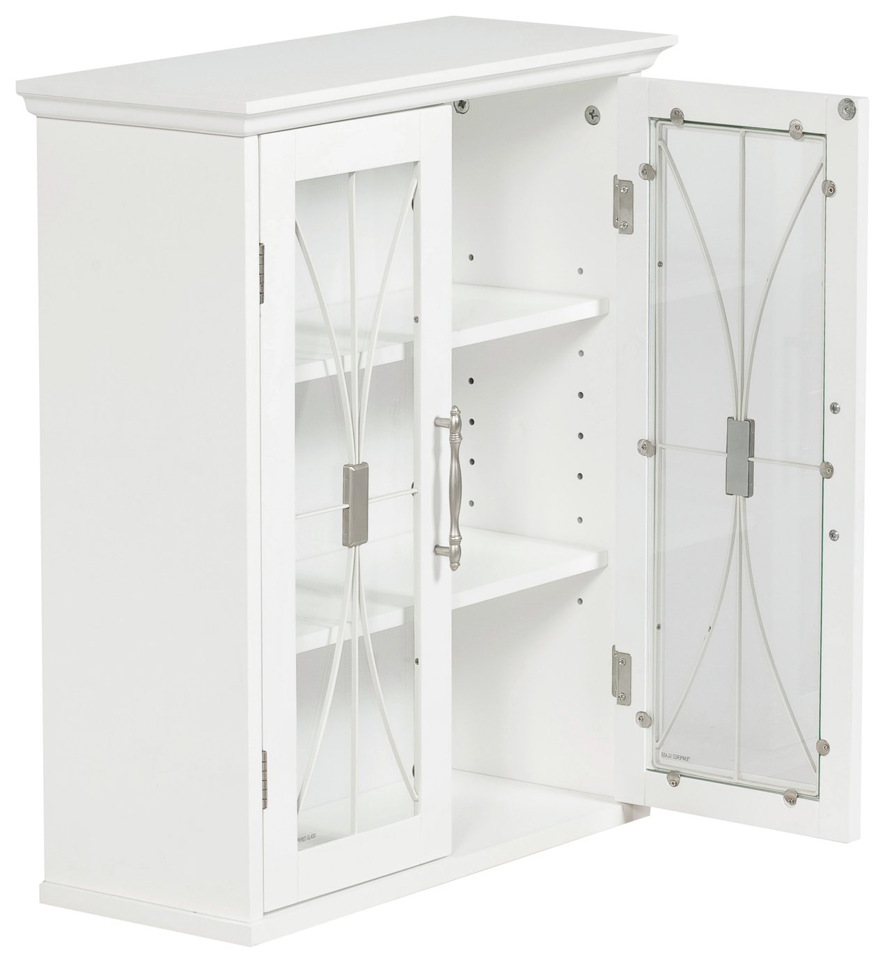 Teamson Home Delaney 2 Door Cabinet - White