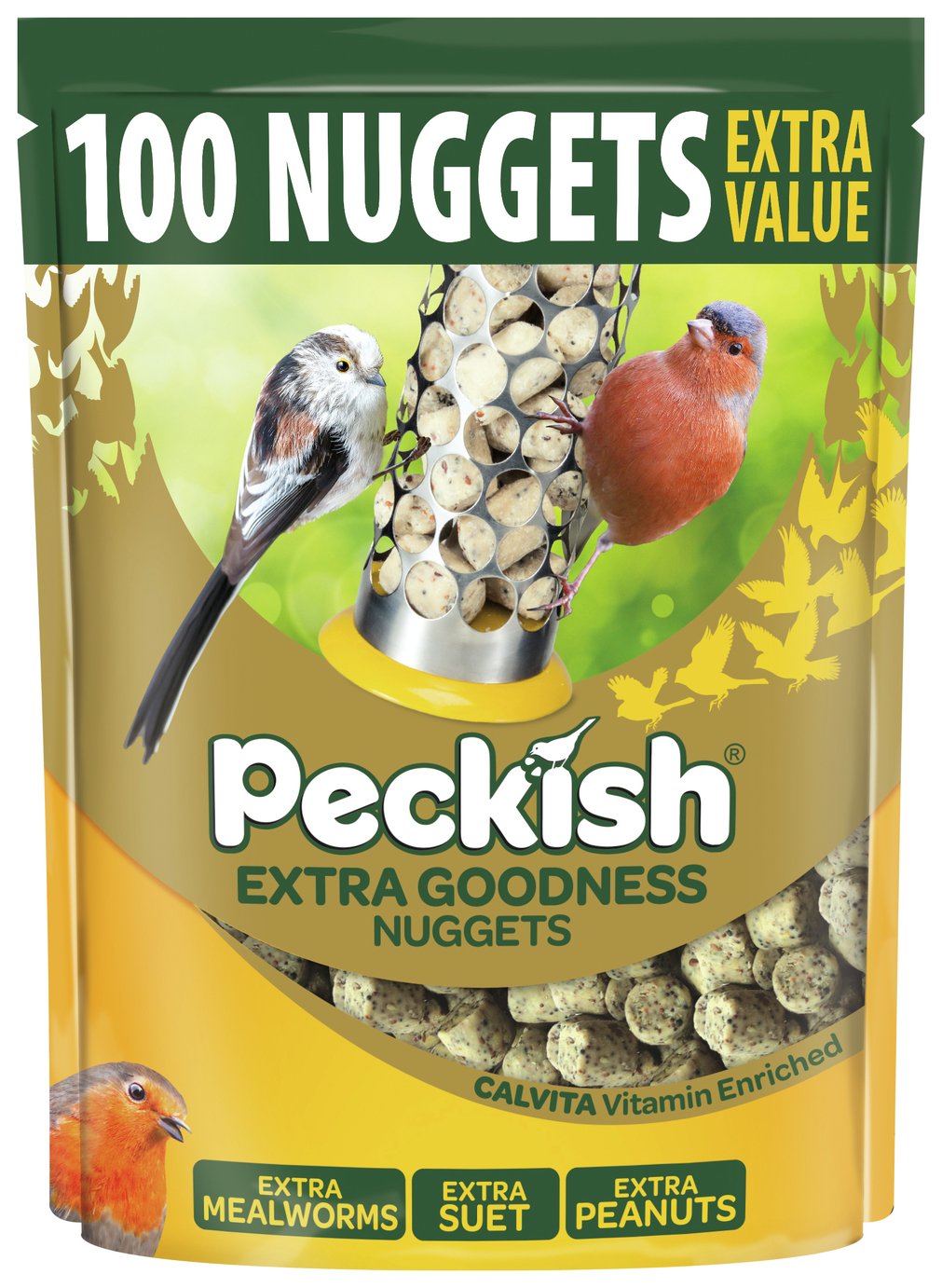 Peckish Extra Goodness 100 Nuggets