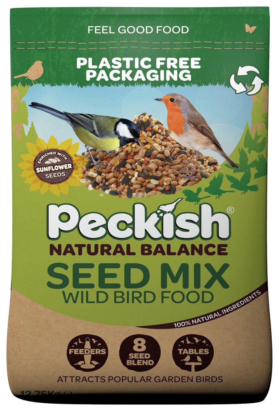 Peckish Natural Balance Seed Mix - 12.75kg