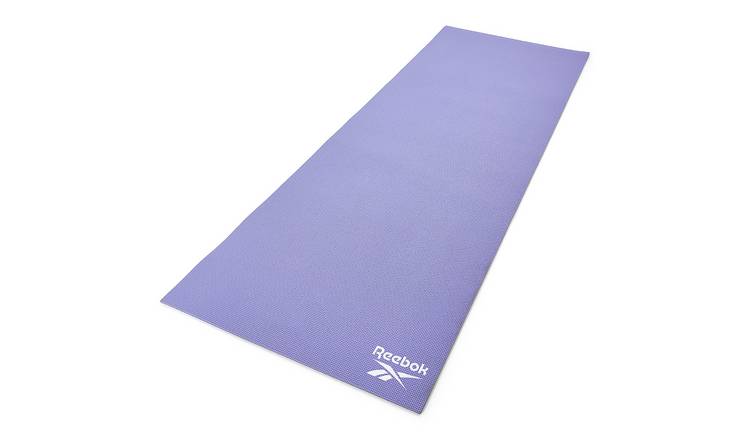 Reebok Purple and Grey 6mm Thickness Yoga Mat