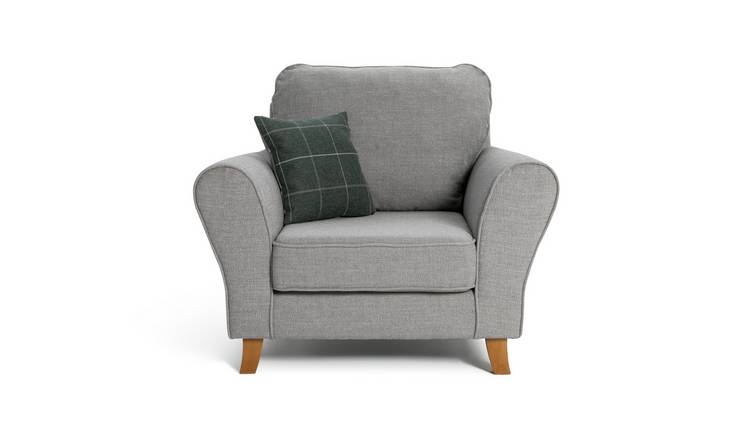 Argos Home Klara Fabric Armchair - Grey