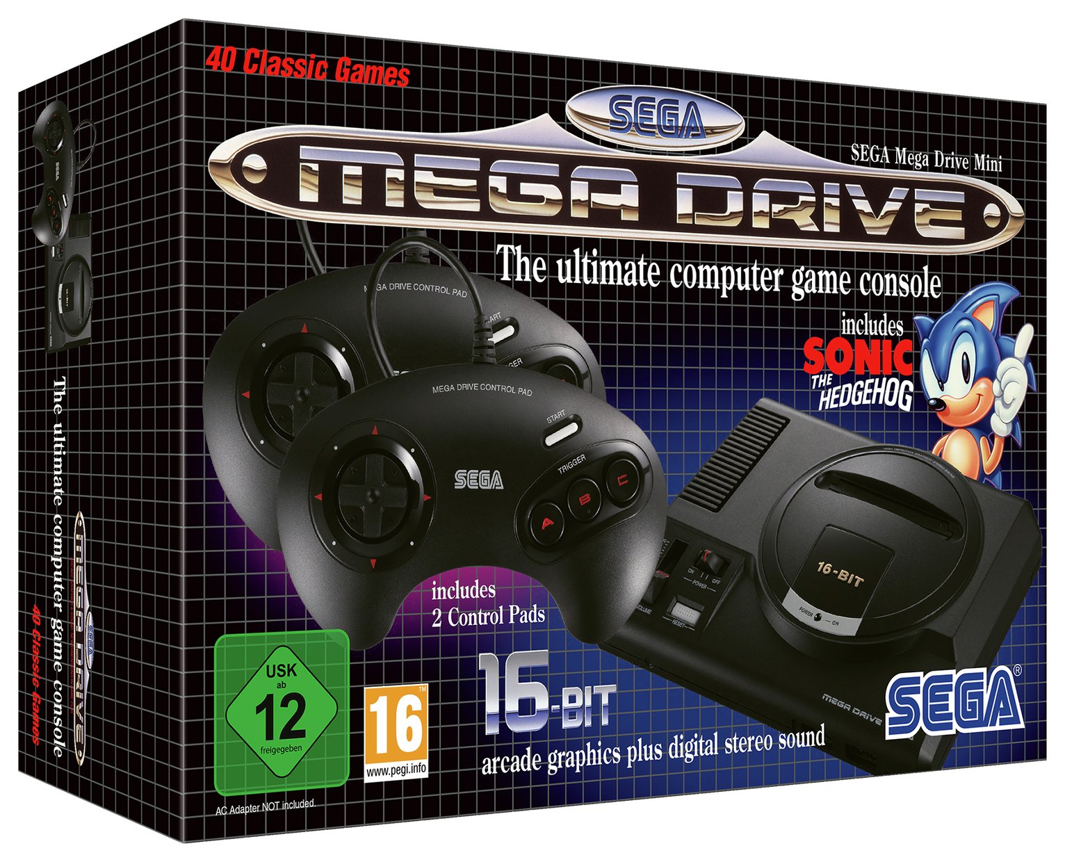 sega genesis mini console with 40 games