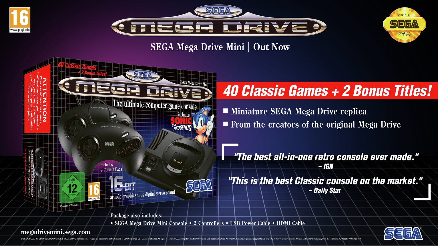 SEGA Mega Drive Mini Retro Console Review