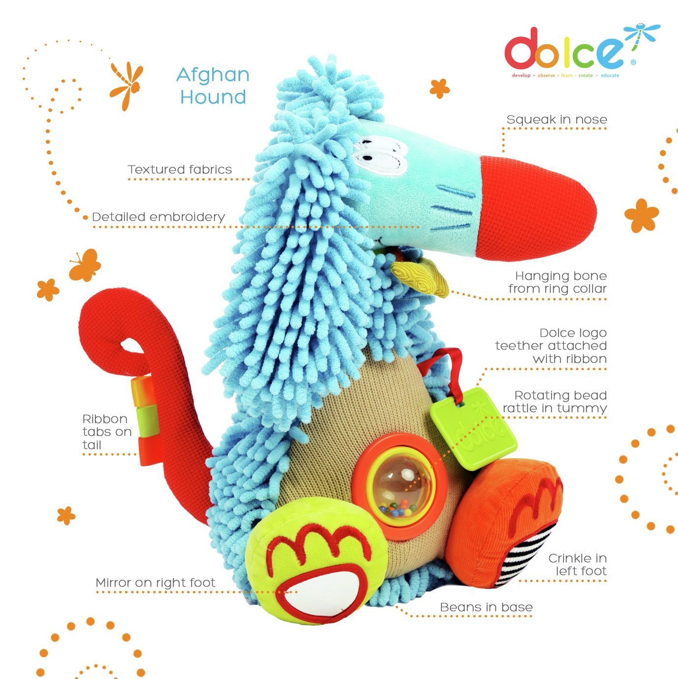 Dolce Toys Afghan Hound Activity Toy Review