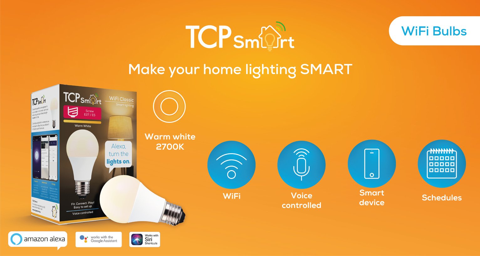 TCP Smart E27 Wi-Fi LED White Classic Dimmable Bulb Review