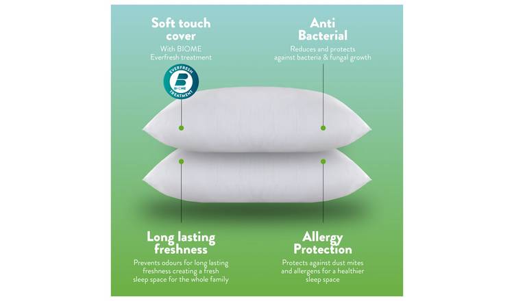 Buy Slumberdown Ever Fresh Anti Allergy Medium Pillows 2 Pack Pillows Argos