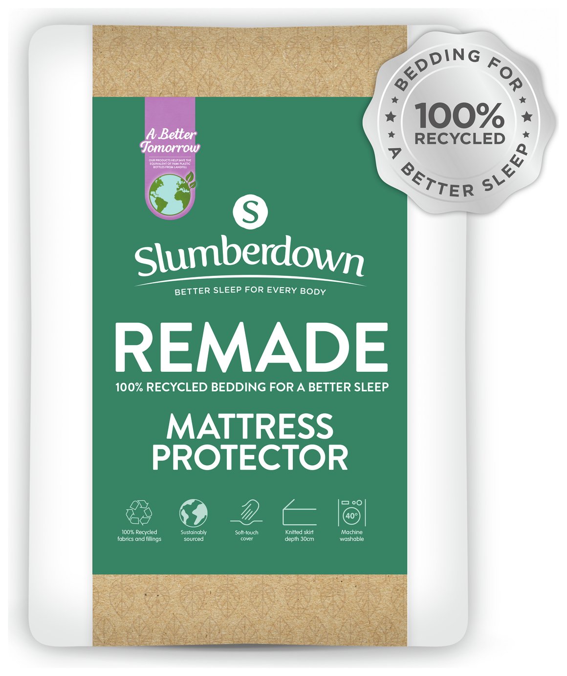 Slumberdown Remade Mattress Protector - Double