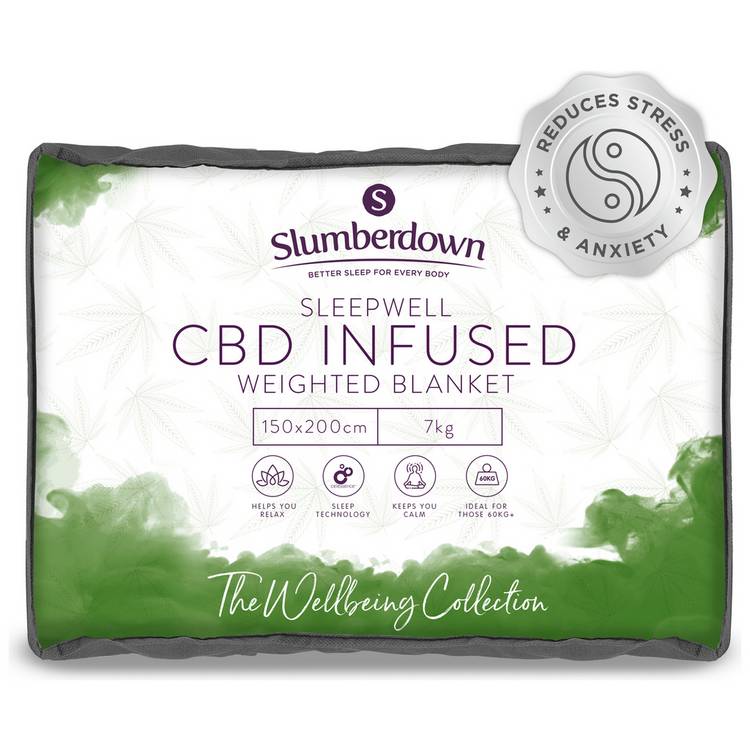 Slumberdown Wellbeing CBD Weighted Blanket - 7kg 0