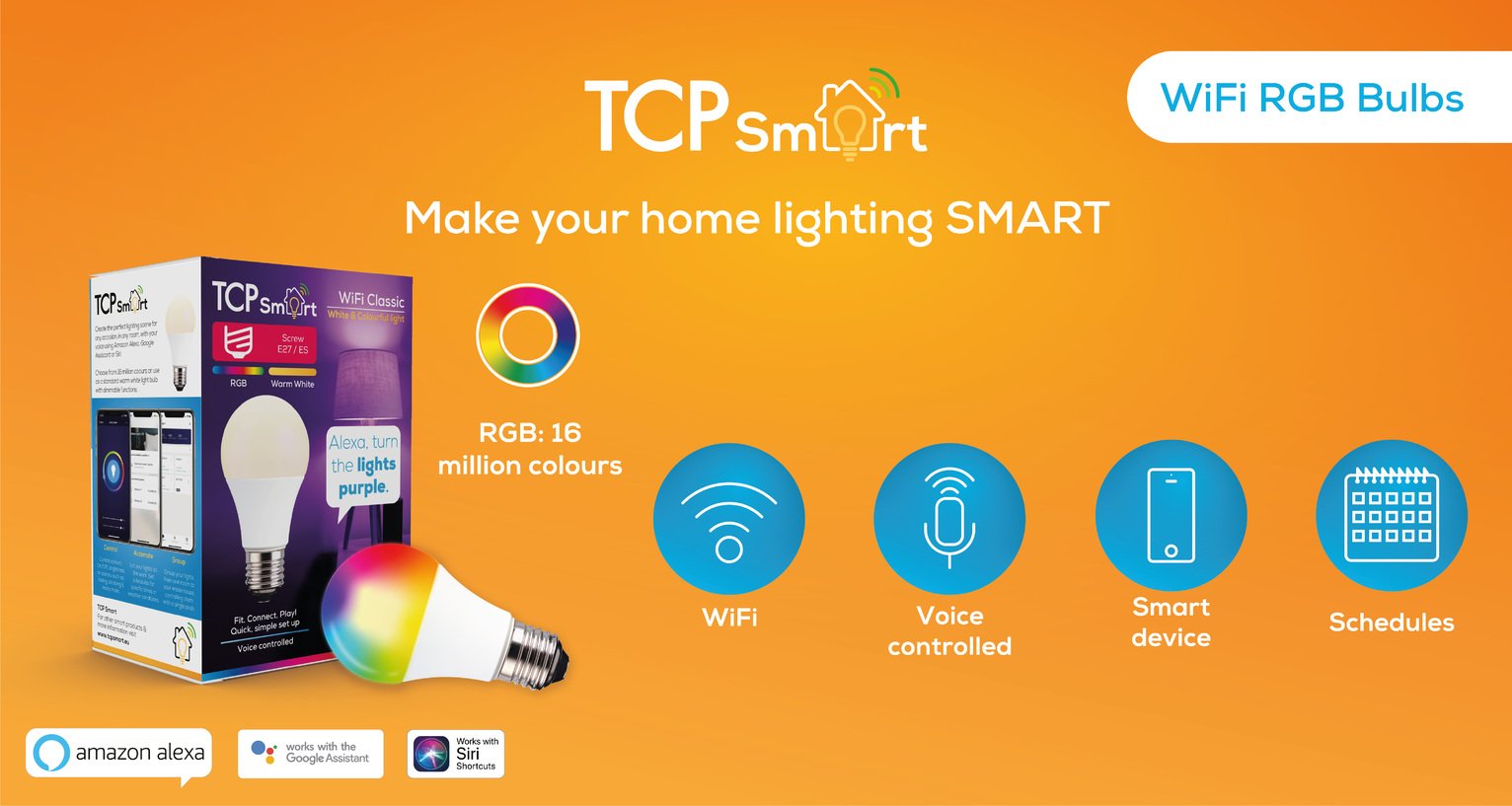 TCP Smart Wi-Fi Multicolour E27 LED Bulb Review