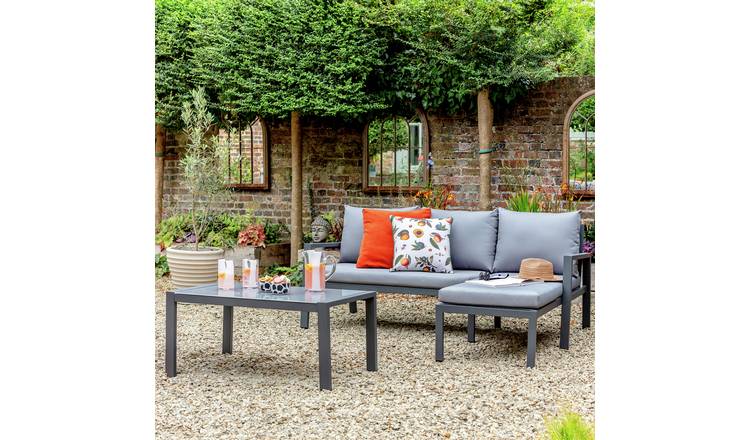 Garden best sale corner sofas