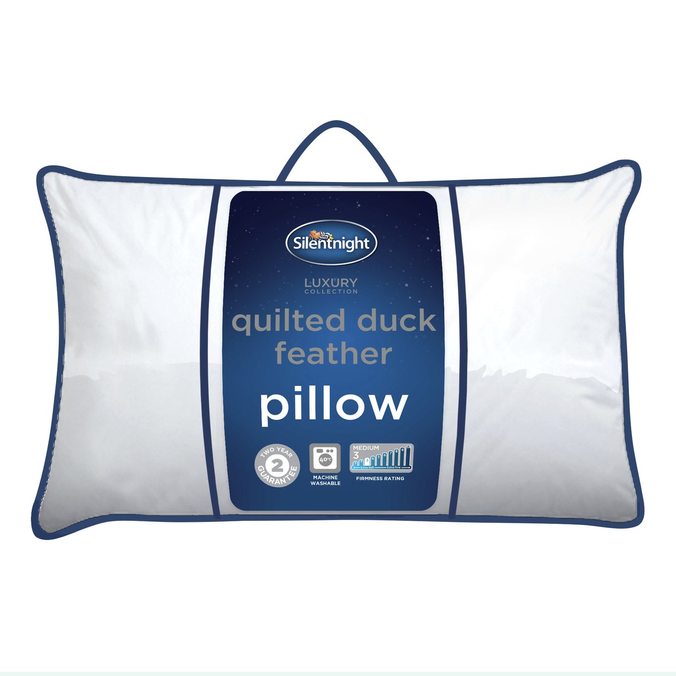 Silentnight Quilted Duck Feather Pillow