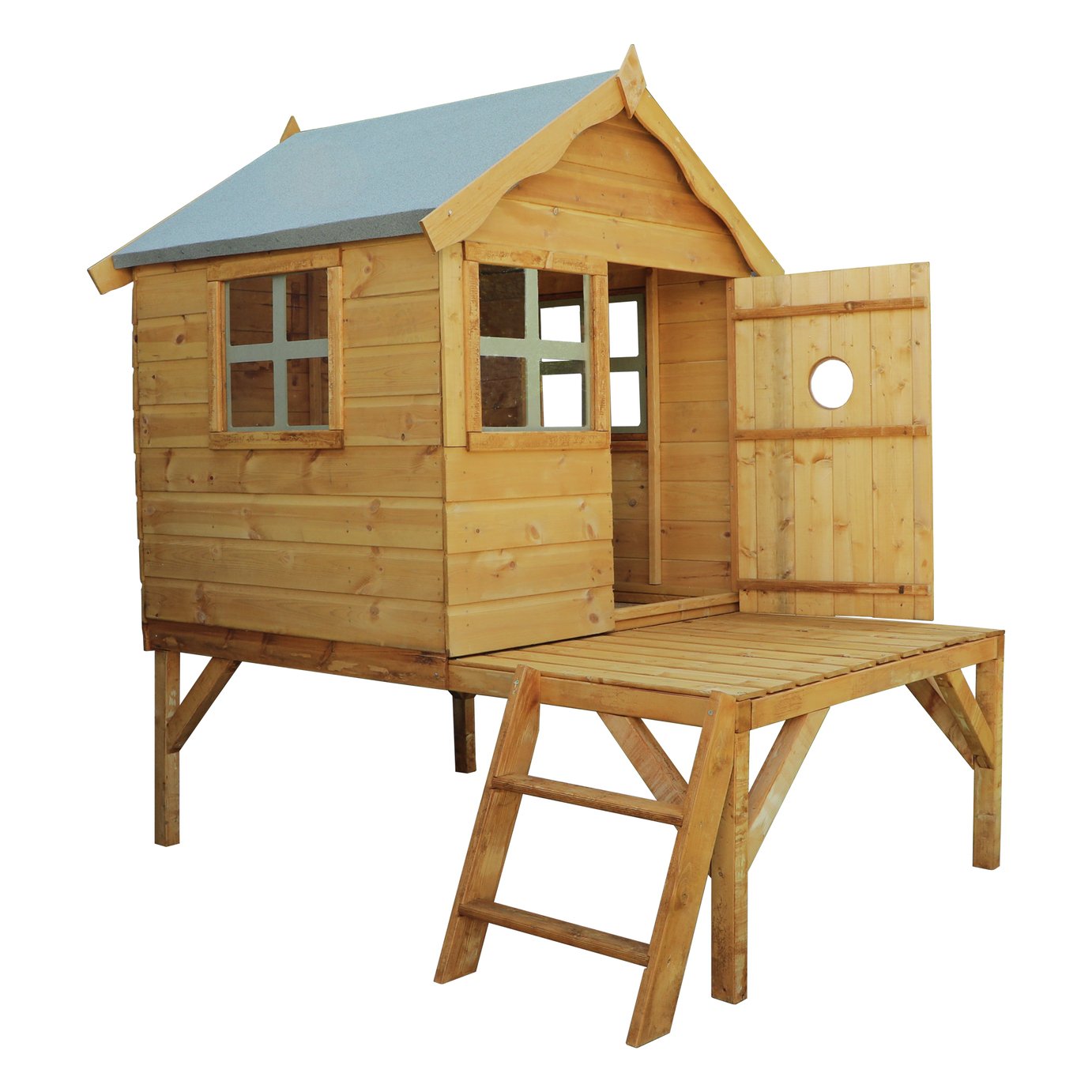 Mercia Snug Wooden Playhouse and Tower