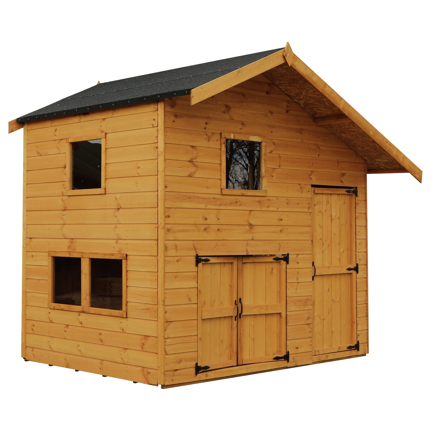 Mercia Double Storey Garage Wooden Playhouse