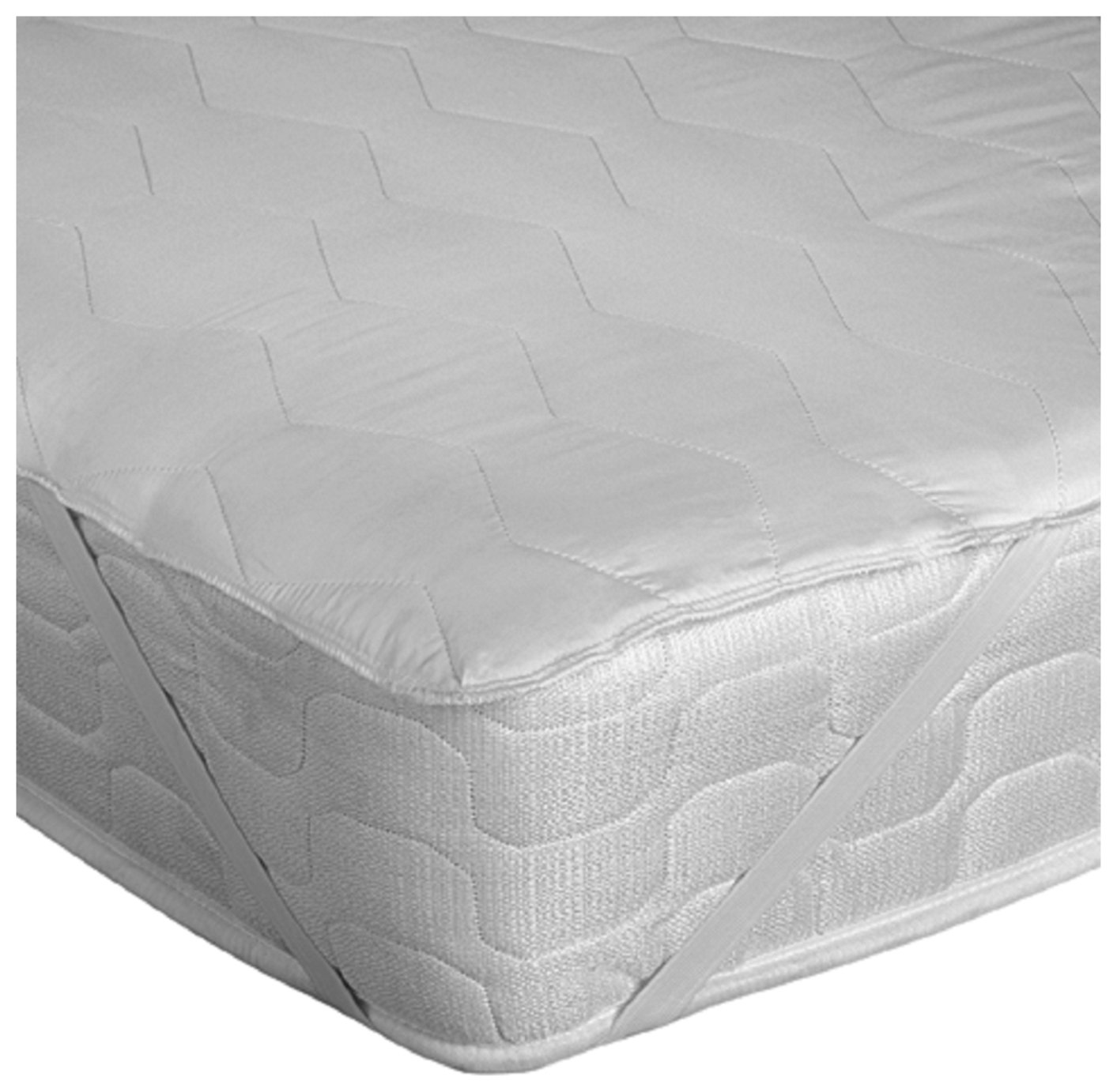 Argos Home Quilted Mattress Protector - Double