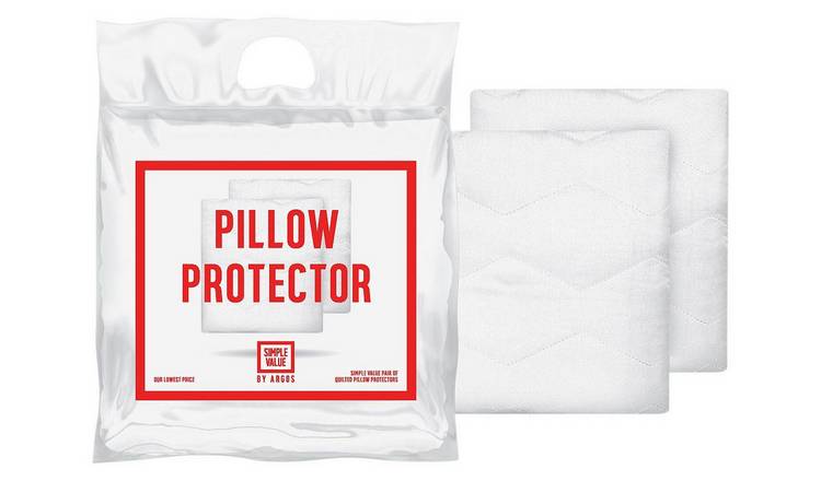 Buy Argos Home Quilted Pair of Pillow Protectors | Pillow protectors