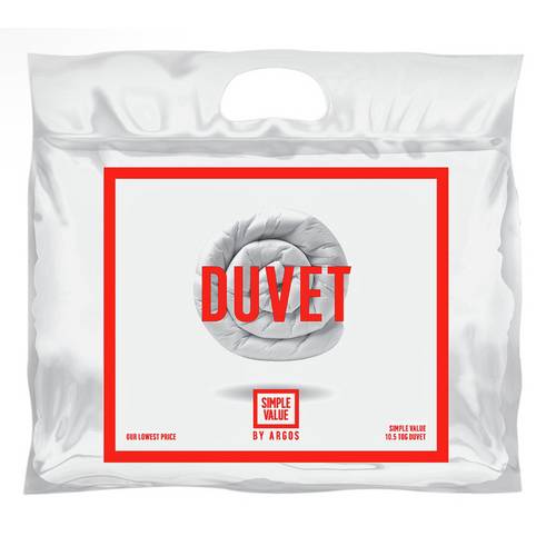 Buy Argos Home Hollowfibre 10 5 Tog Duvet Single Duvets Argos