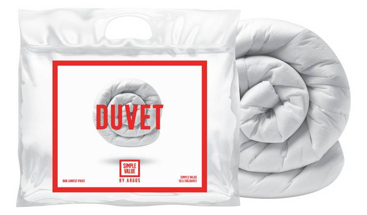 Single duvet outlet argos